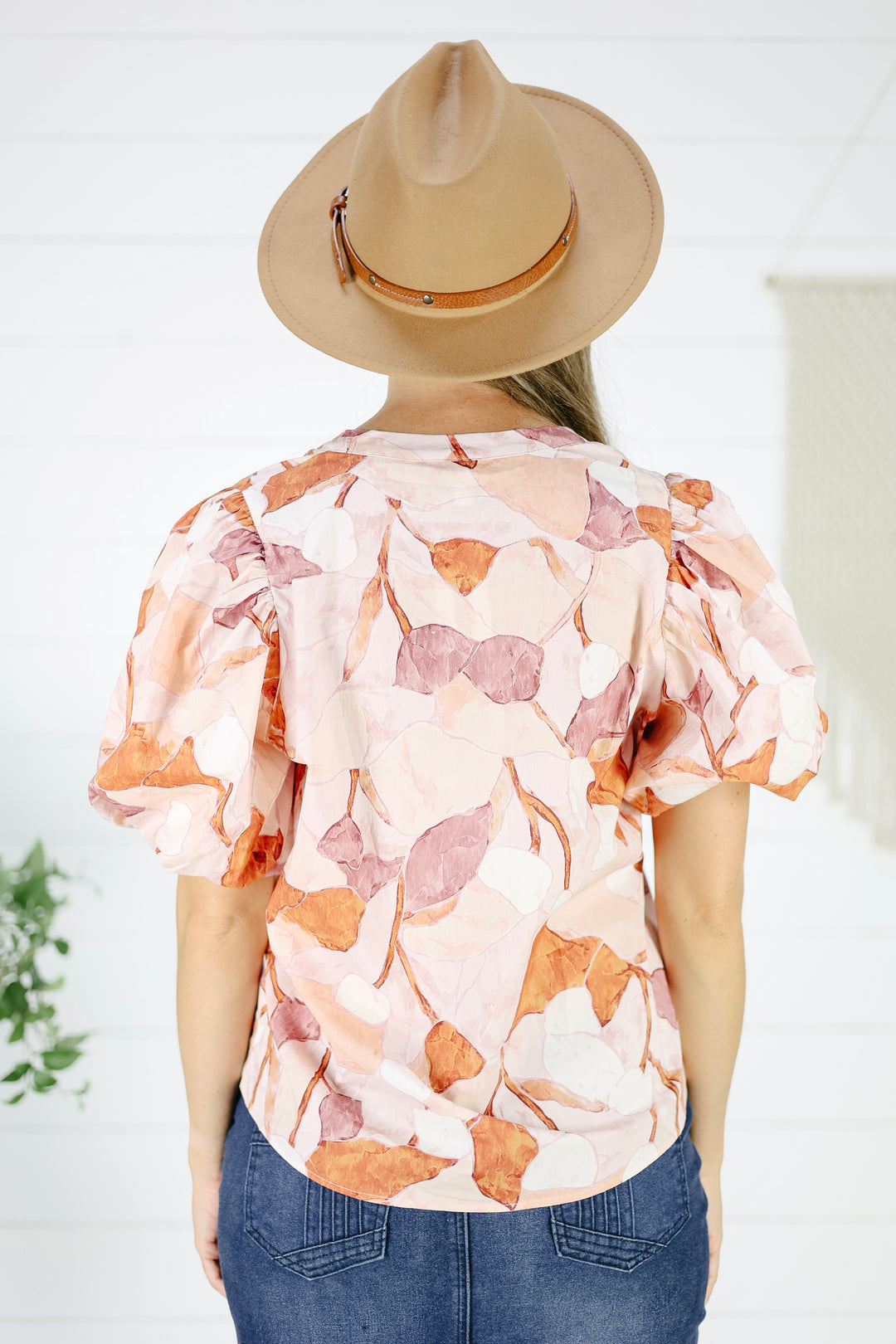 Britt Floral Blouse - Pink