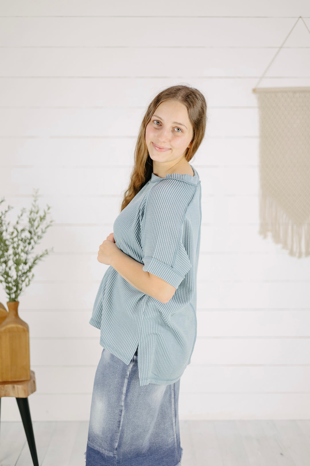 Briggs Top - Azul Gris