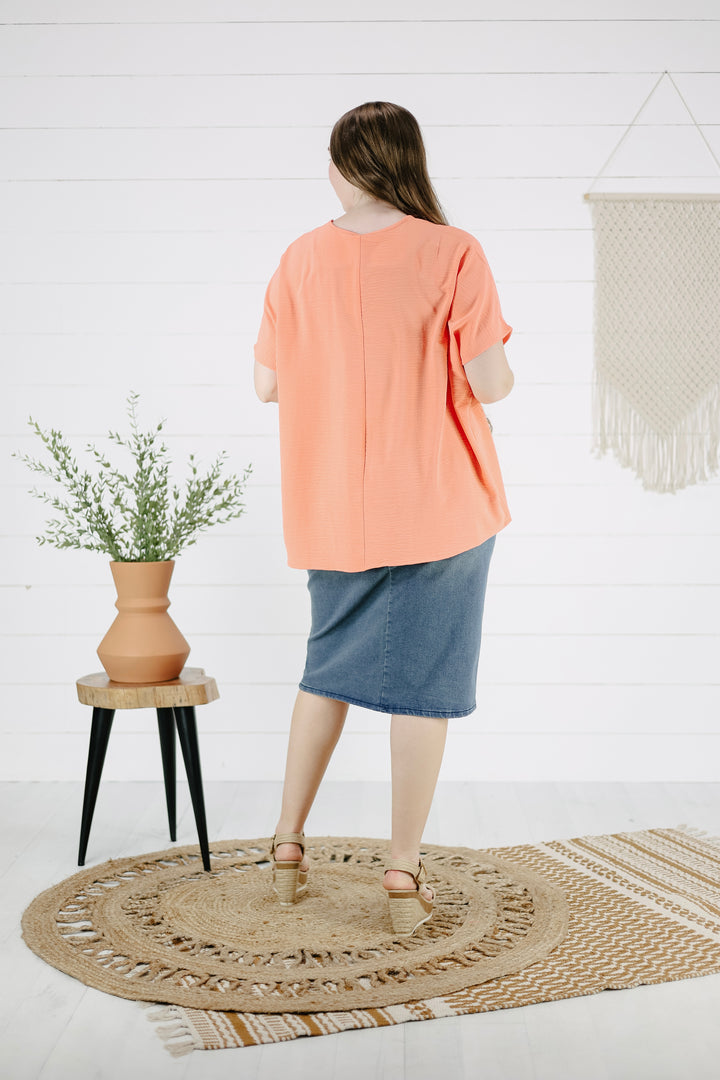 Brandi Top -Coral