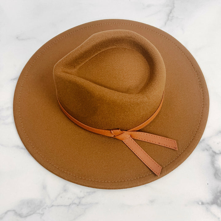 Wesson Wide Brim Hat - Camel