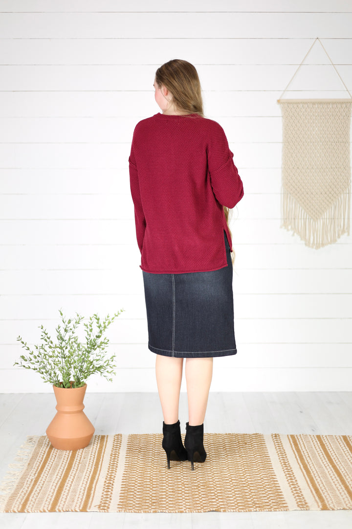 Judith Sweater - Cabernet
