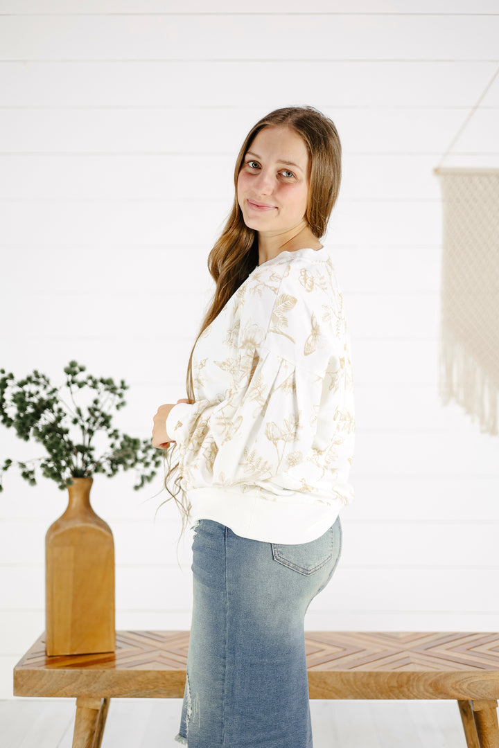 Victoria Top - Mocha/Final Sale