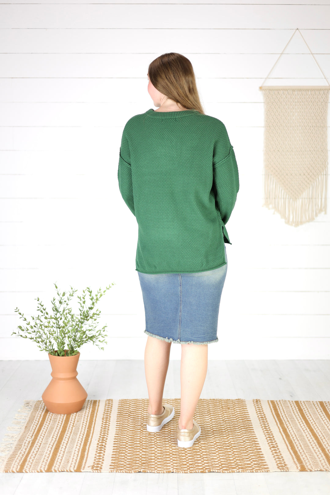 Judith Sweater - Dk. Green