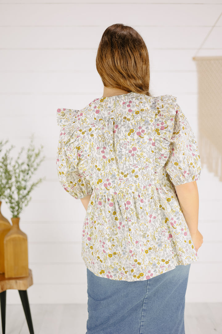 Makenna Floral Top- Pink