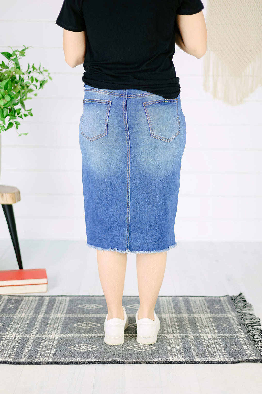 Callan Denim Skirt- Indigo Wash