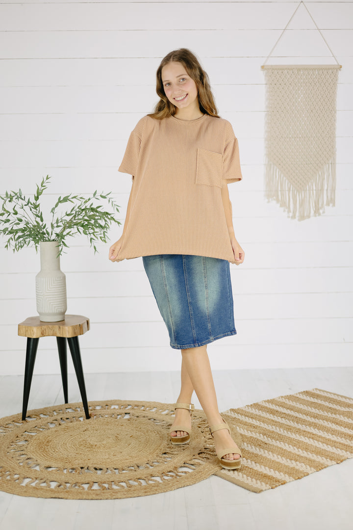 Lidia Top -Carmel/Final Sale