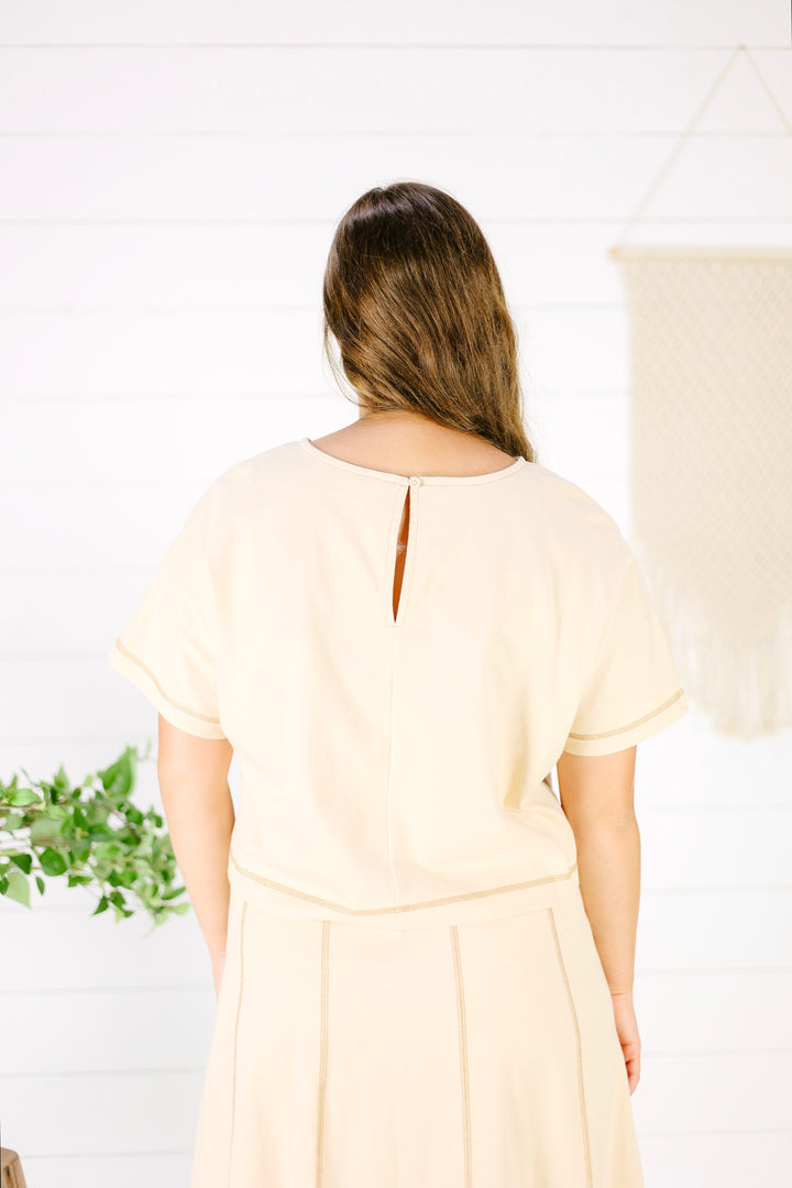 Braxton Crop Top-Natural