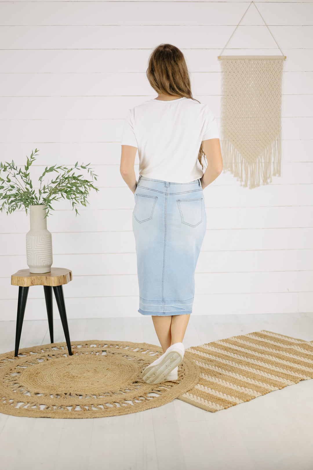 Indiana Denim Skirt - Lt. Denim