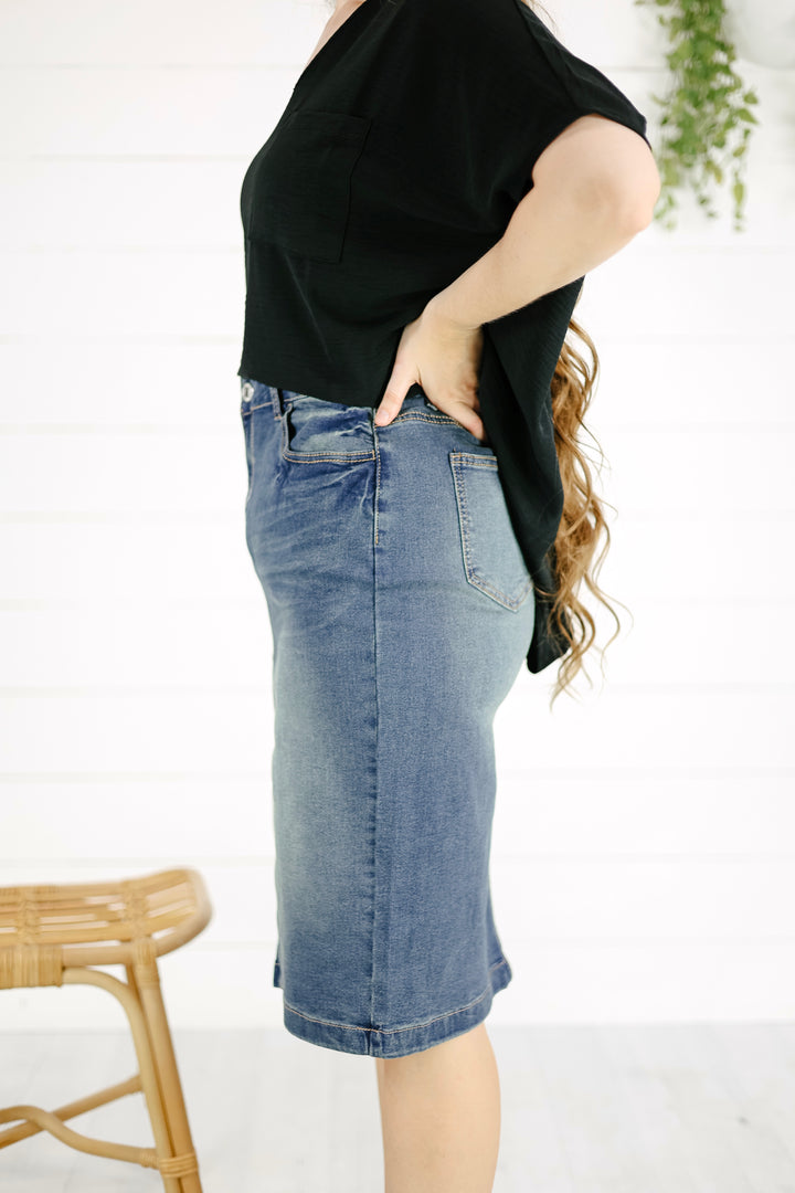 Benson Denim Skirt - Vintage