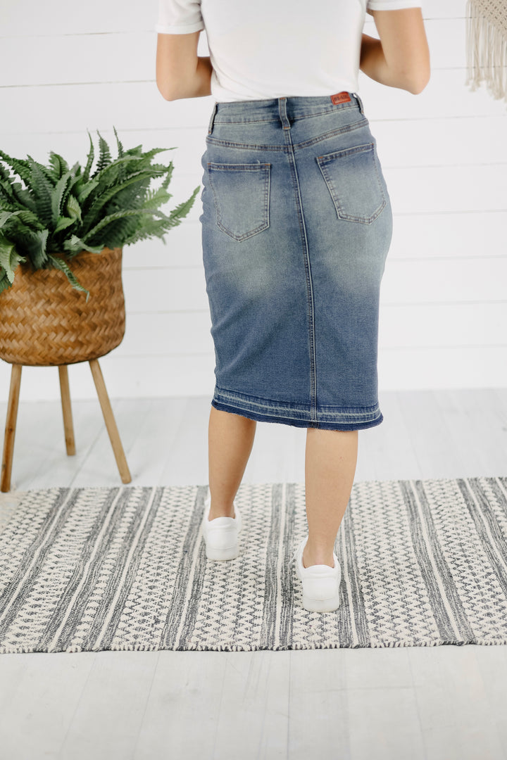 Holden Denim Skirt - Vintage Wash