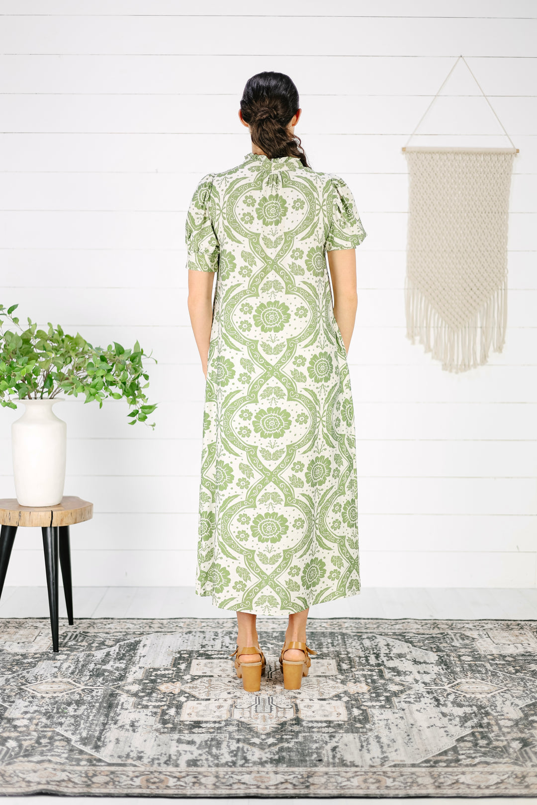Talla Floral Maxi Dress - Green