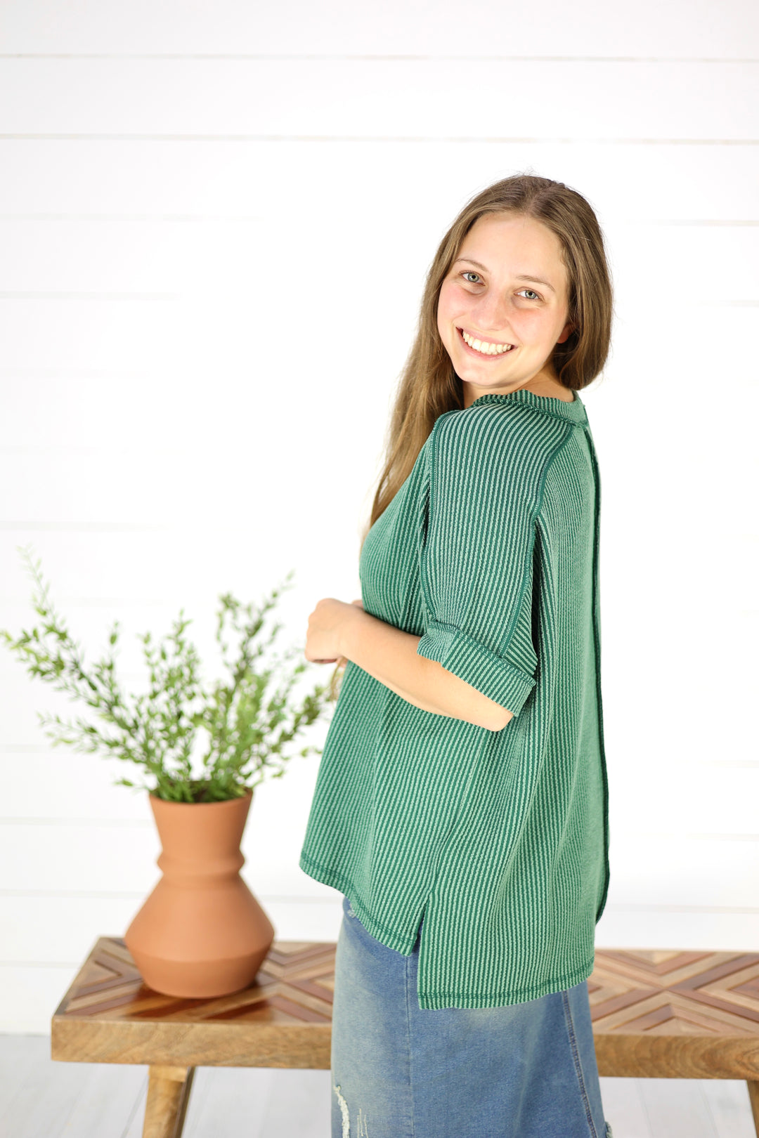 Briggs Top - Hunter Green