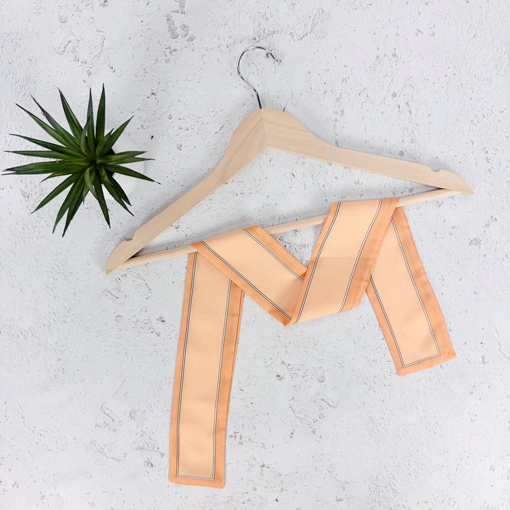 Pippa Skinny Scarf - Apricot
