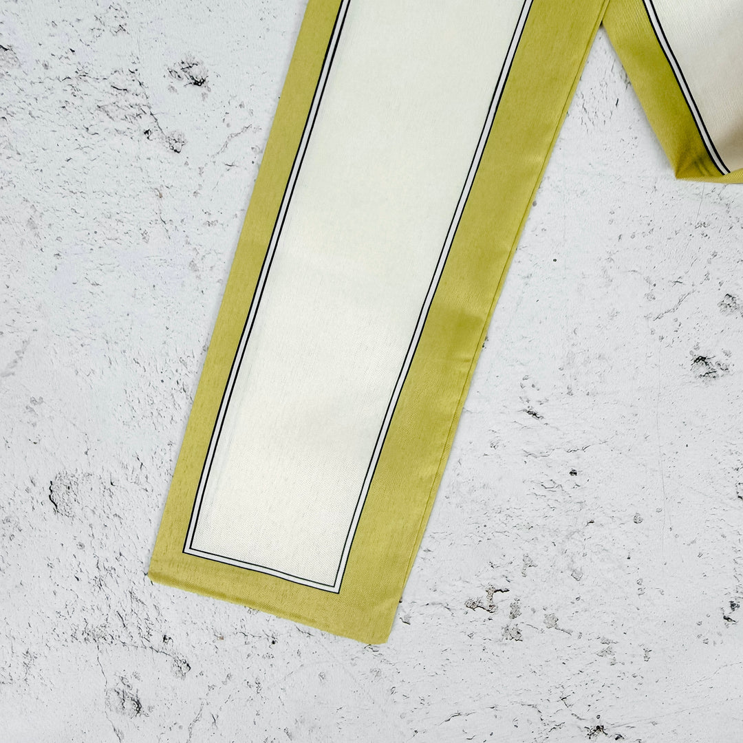 Tilly Skinny Scarf - Chartreuse
