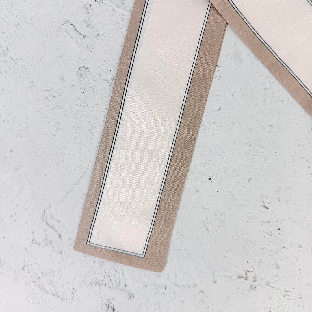 Greta Skinny Scarf - Taupe