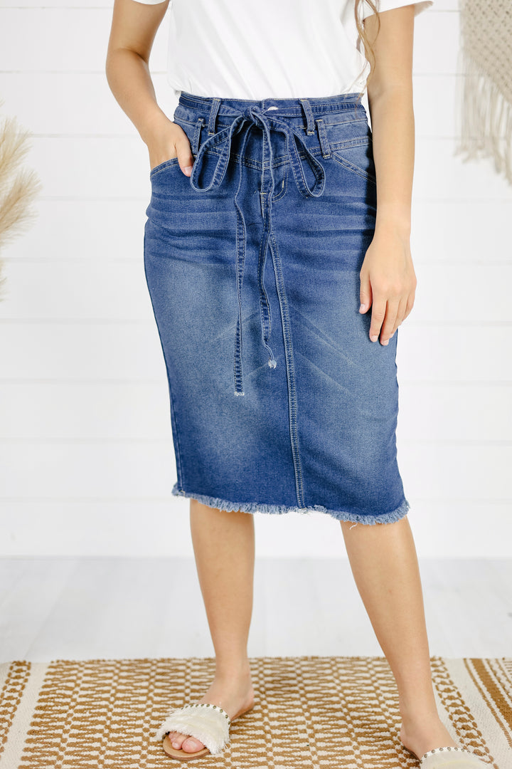 Rudie Denim Skirt - Indigo