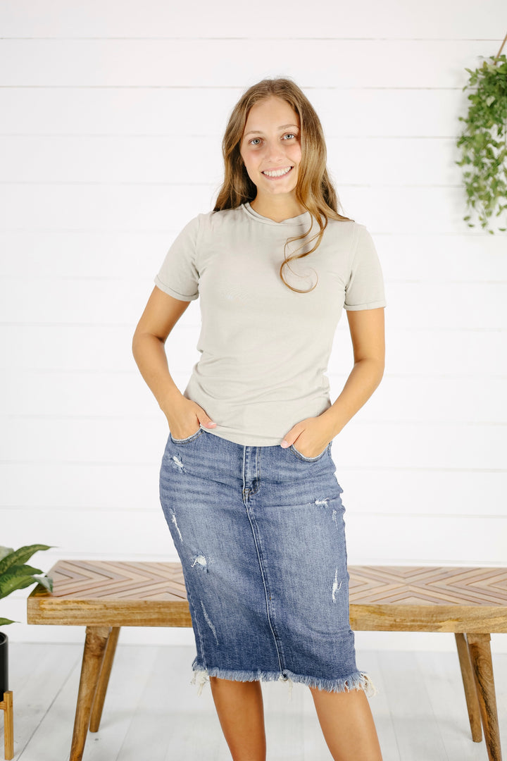 Watson Tee - Stone
