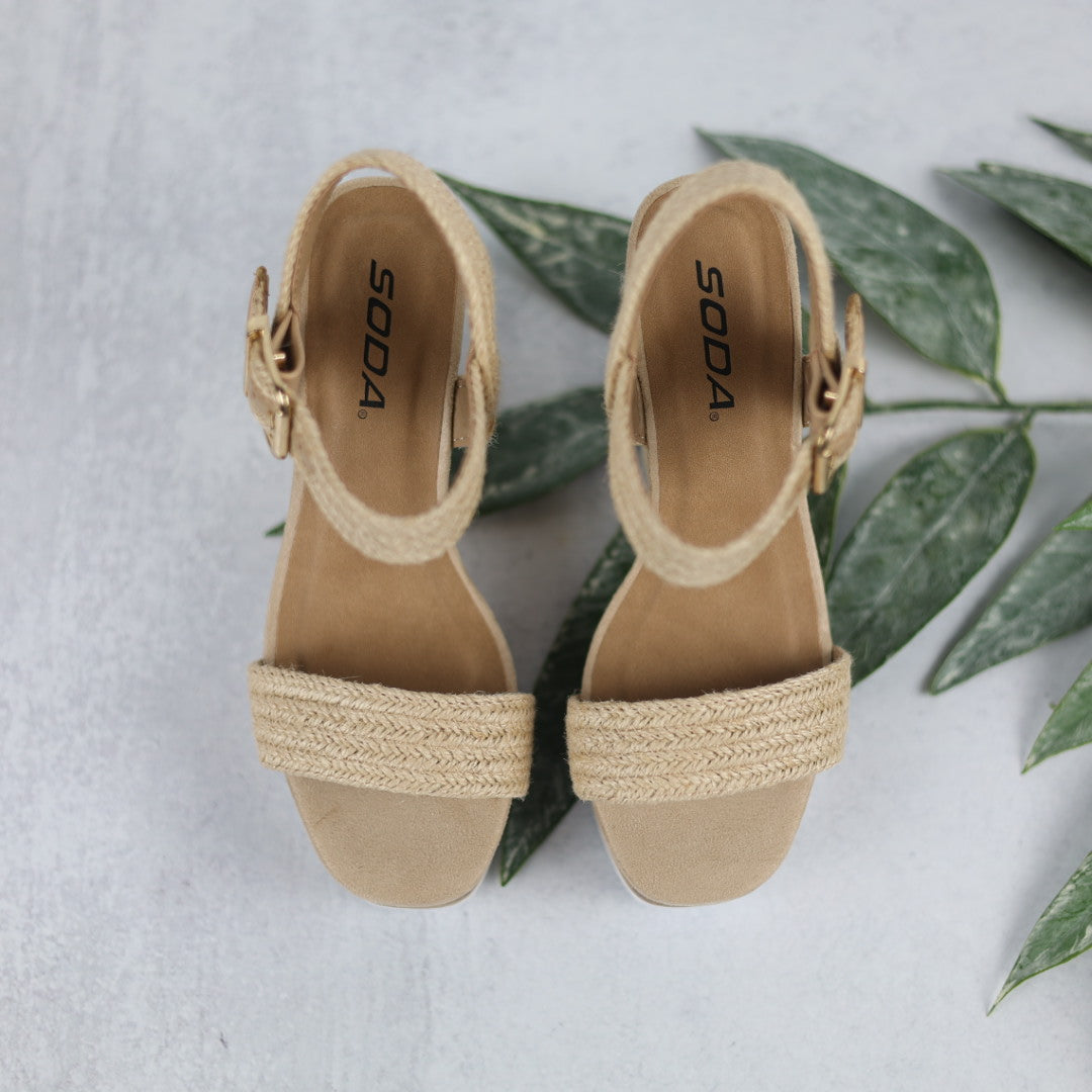 Shaye Wedges - Natural