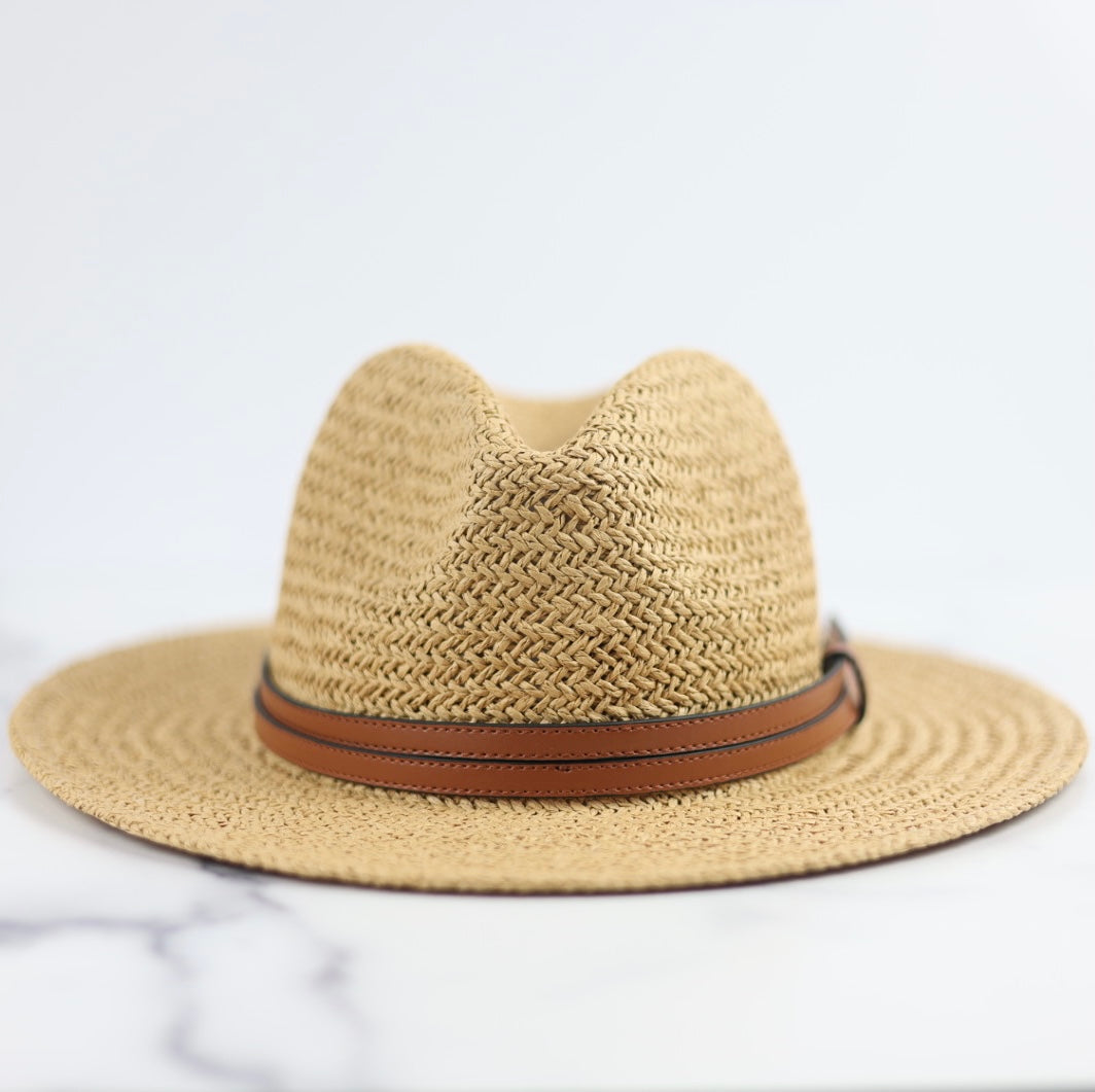 Kennedi Panama Hat - Lt. Brown