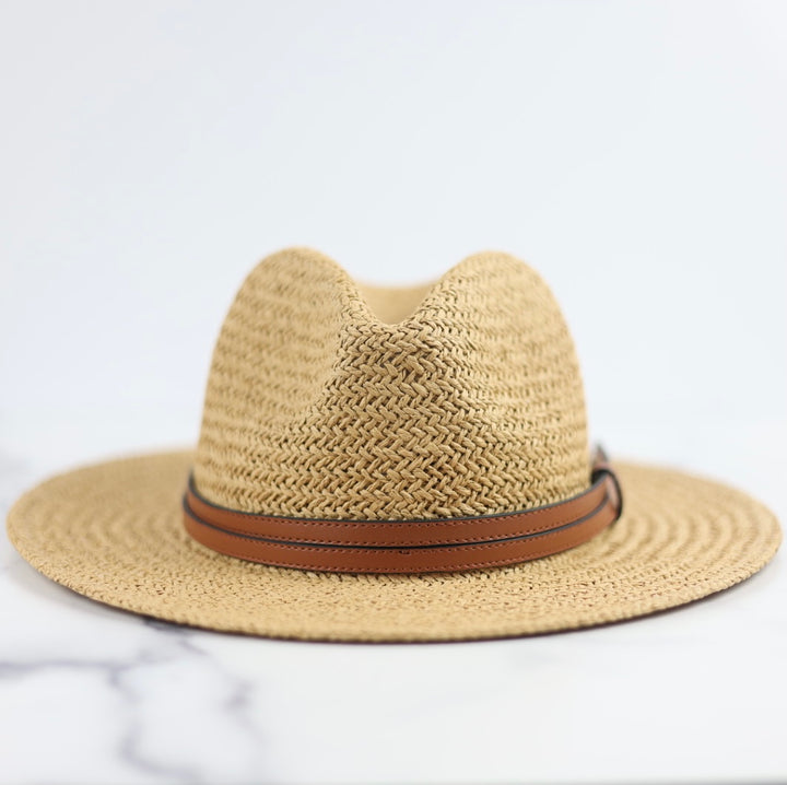 Kennedi Panama Hat - Lt. Brown