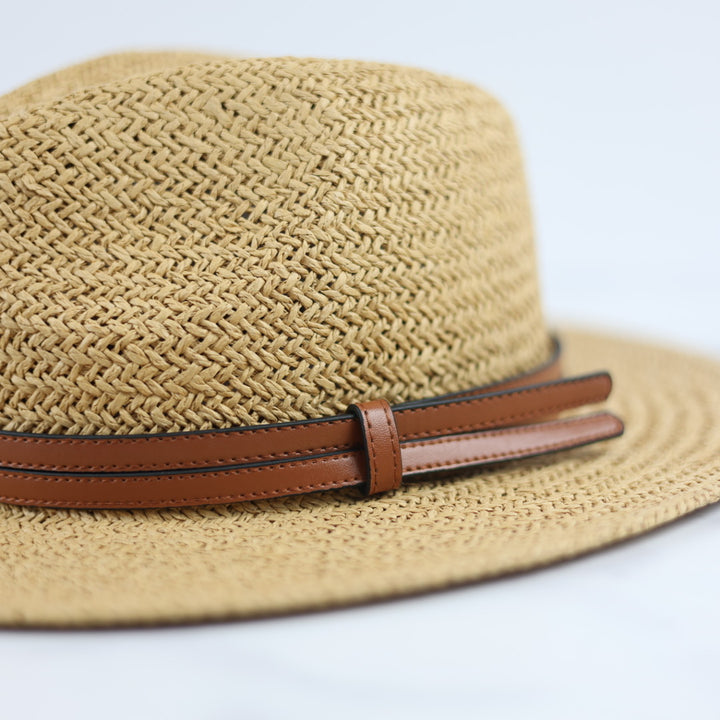 Kennedi Panama Hat - Lt. Brown