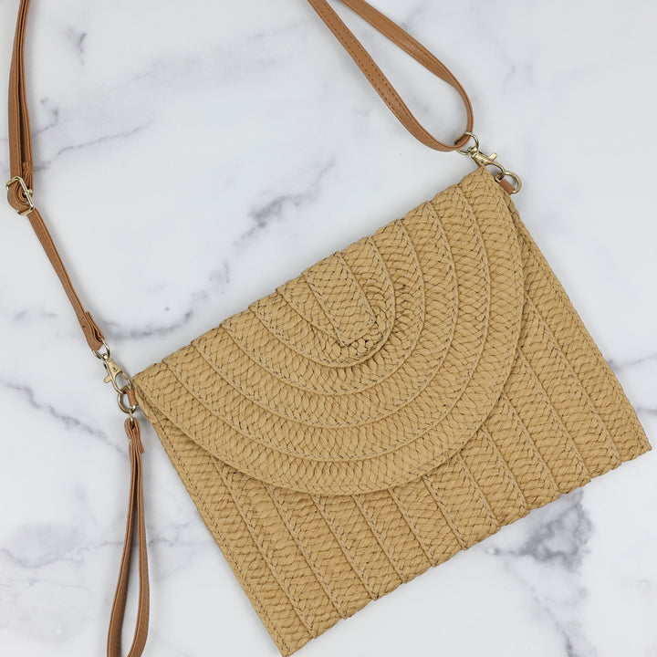 Willa Straw Bag - Khaki