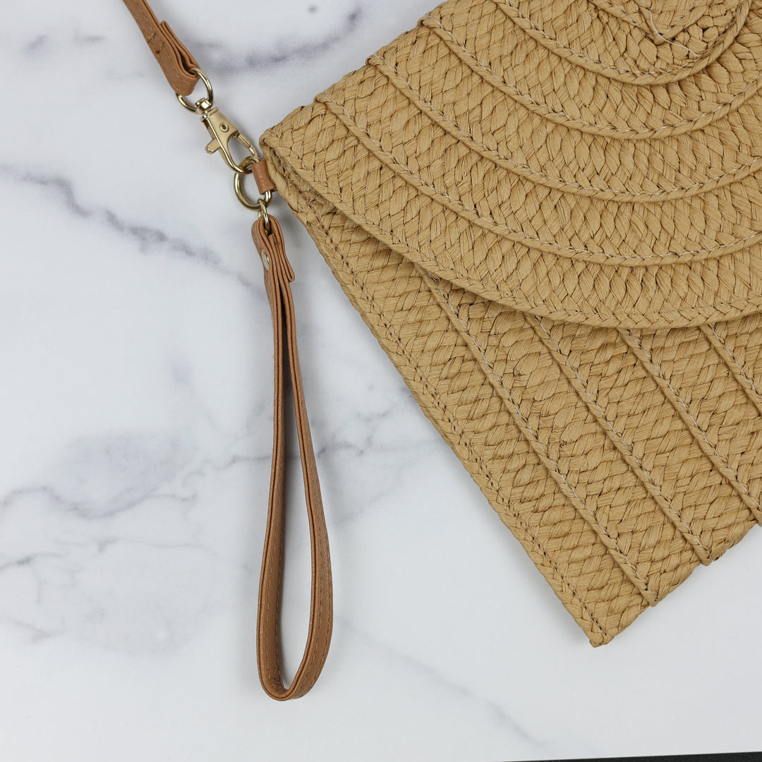 Willa Straw Bag - Khaki