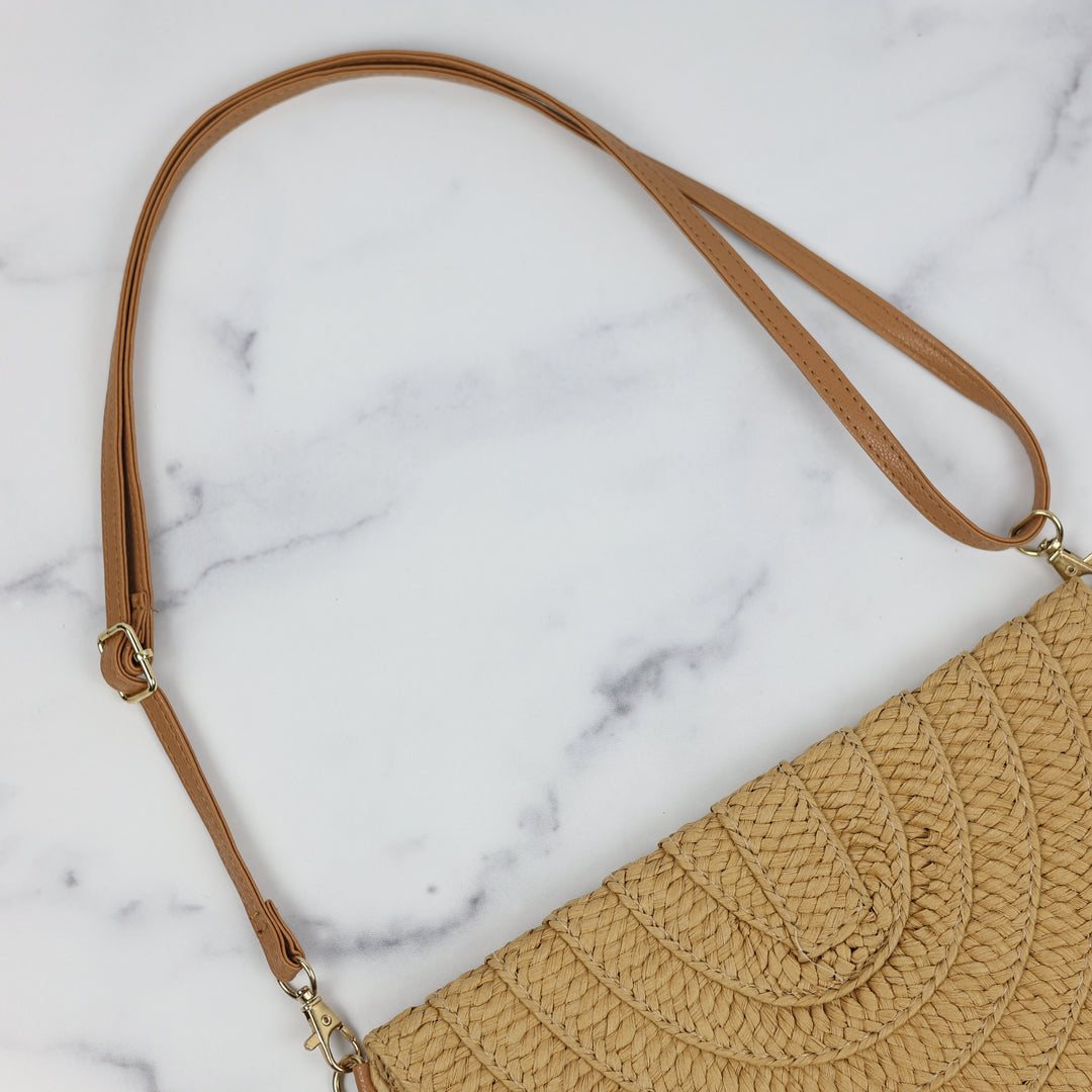 Willa Straw Bag - Khaki