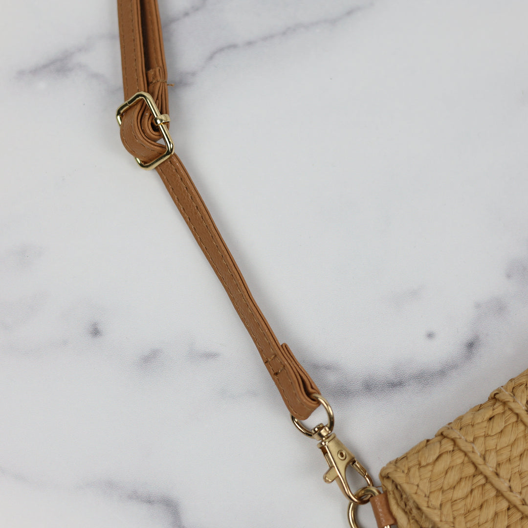 Willa Straw Bag - Khaki