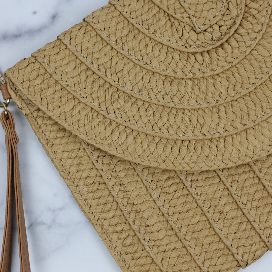 Willa Straw Bag - Khaki