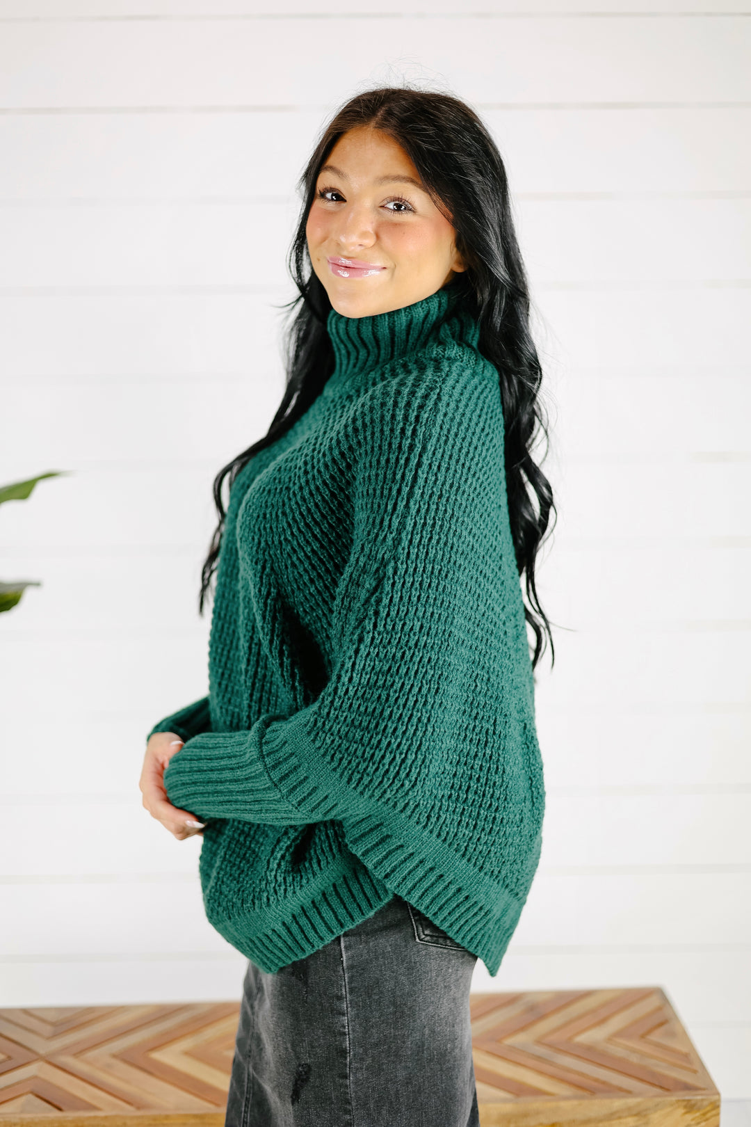 Elin Sweater - Emerald/Final Sale