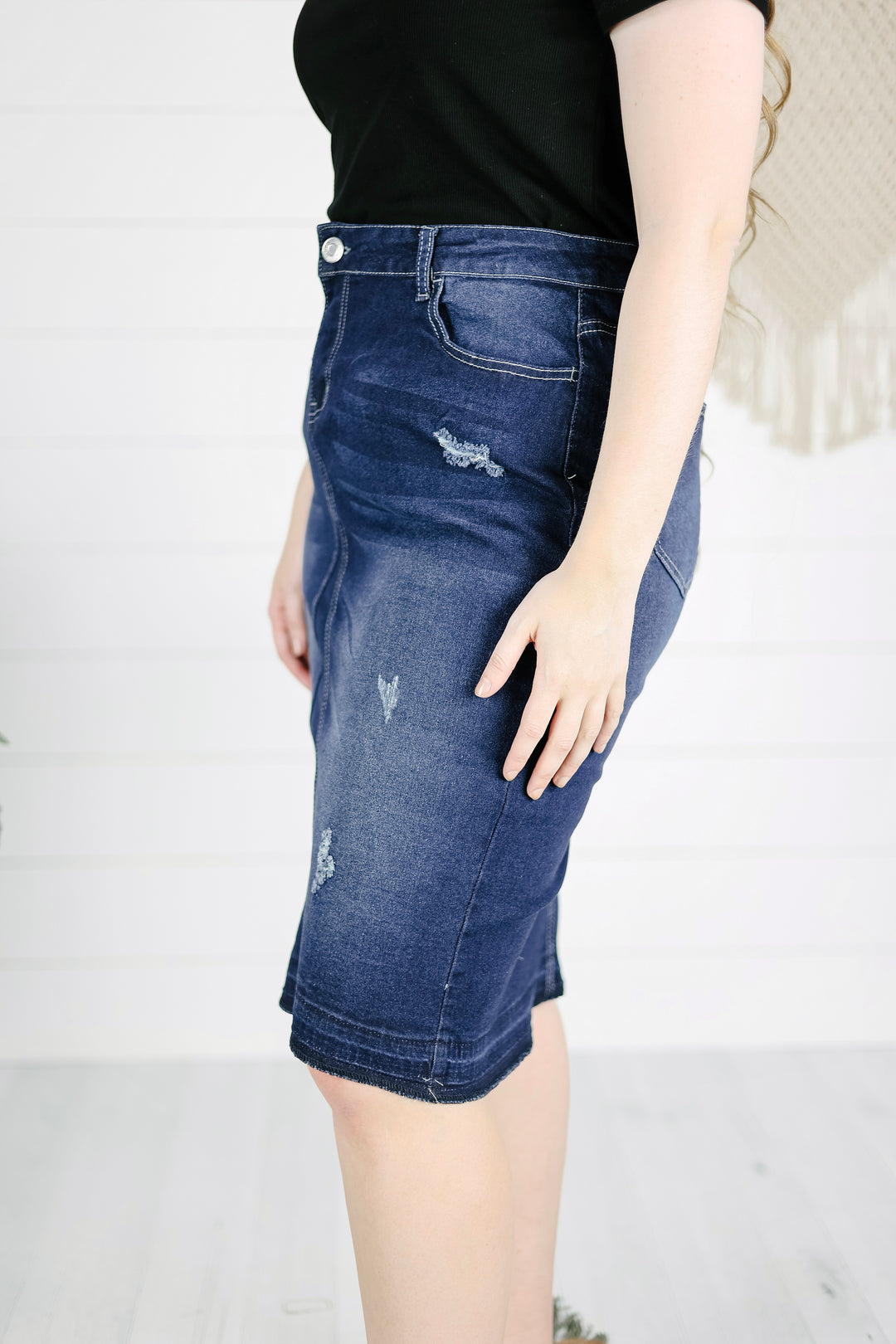 Lawson Denim Skirt - Dk. Indigo